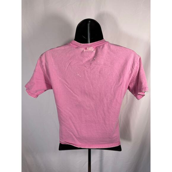 Zara Kids Nirvana Smiley Tee Pink 8-9 Graphic Band Shirt - Picture 2 of 6